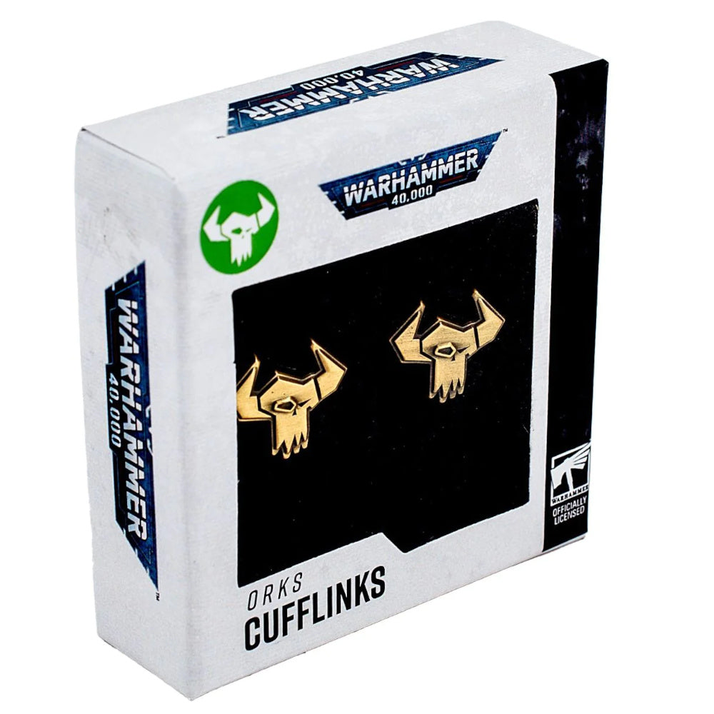 Warhammer 40000: Orks Cufflinks (Preorder)