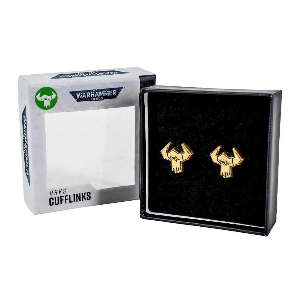 Warhammer 40000: Orks Cufflinks (Preorder)