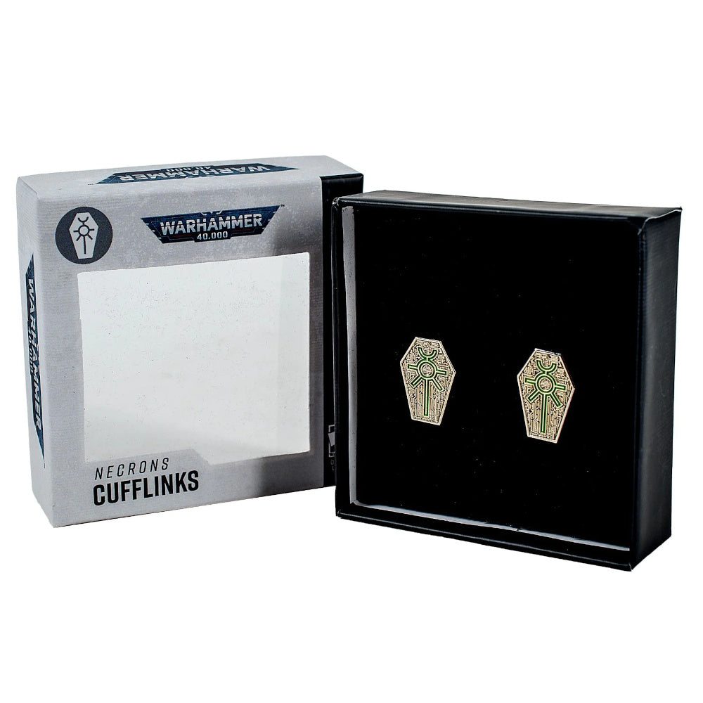 Warhammer 40000: Necrons Cufflinks (Preorder)