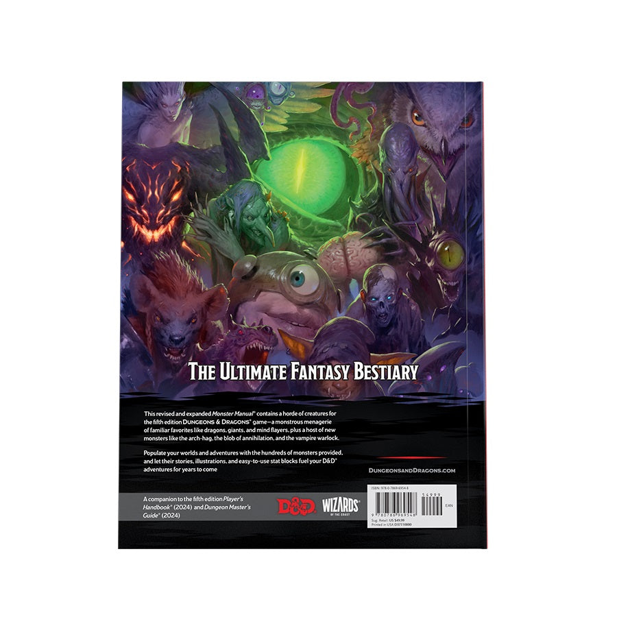 Dungeons &amp; Dragons Monster Manual 2024 (Preorder)