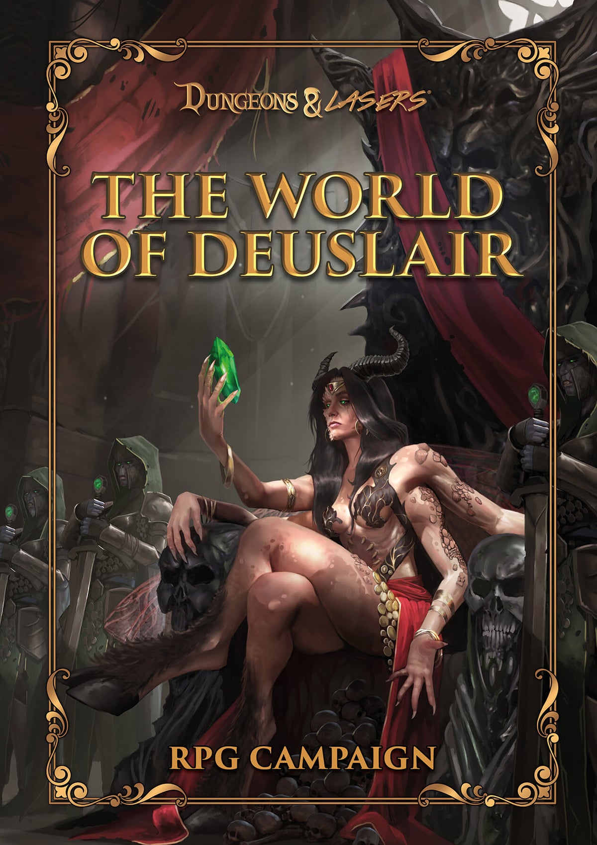 Dungeons &amp; Lasers: The World Of Deuslair: Rpg Campaign (Hardcover) (Preorder)