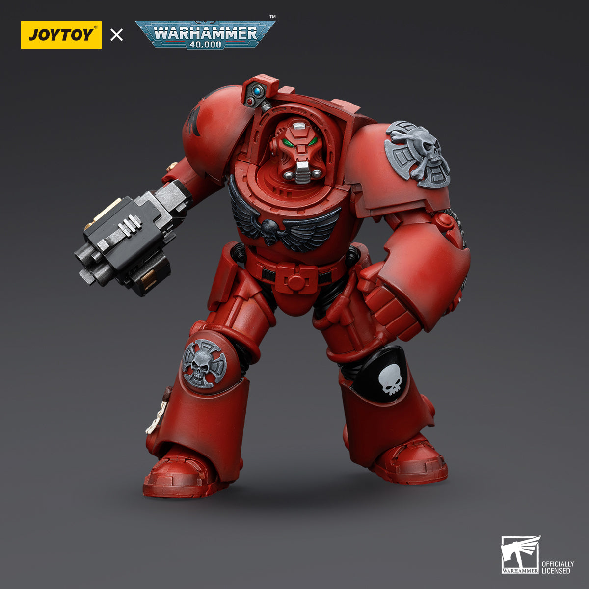 Warhammer Collectibles: 1/18 Scale Blood Angels Terminator Squad Terminator with Storm Bolter