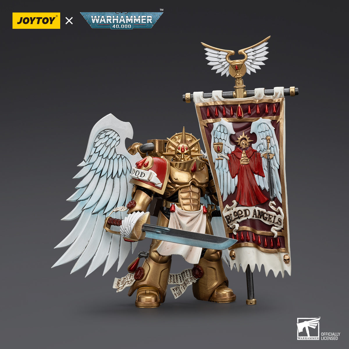 Warhammer Collectibles: 1/18 Scale Blood Angels Sanguinary Guard Sanguinary Ancient (Preorder)