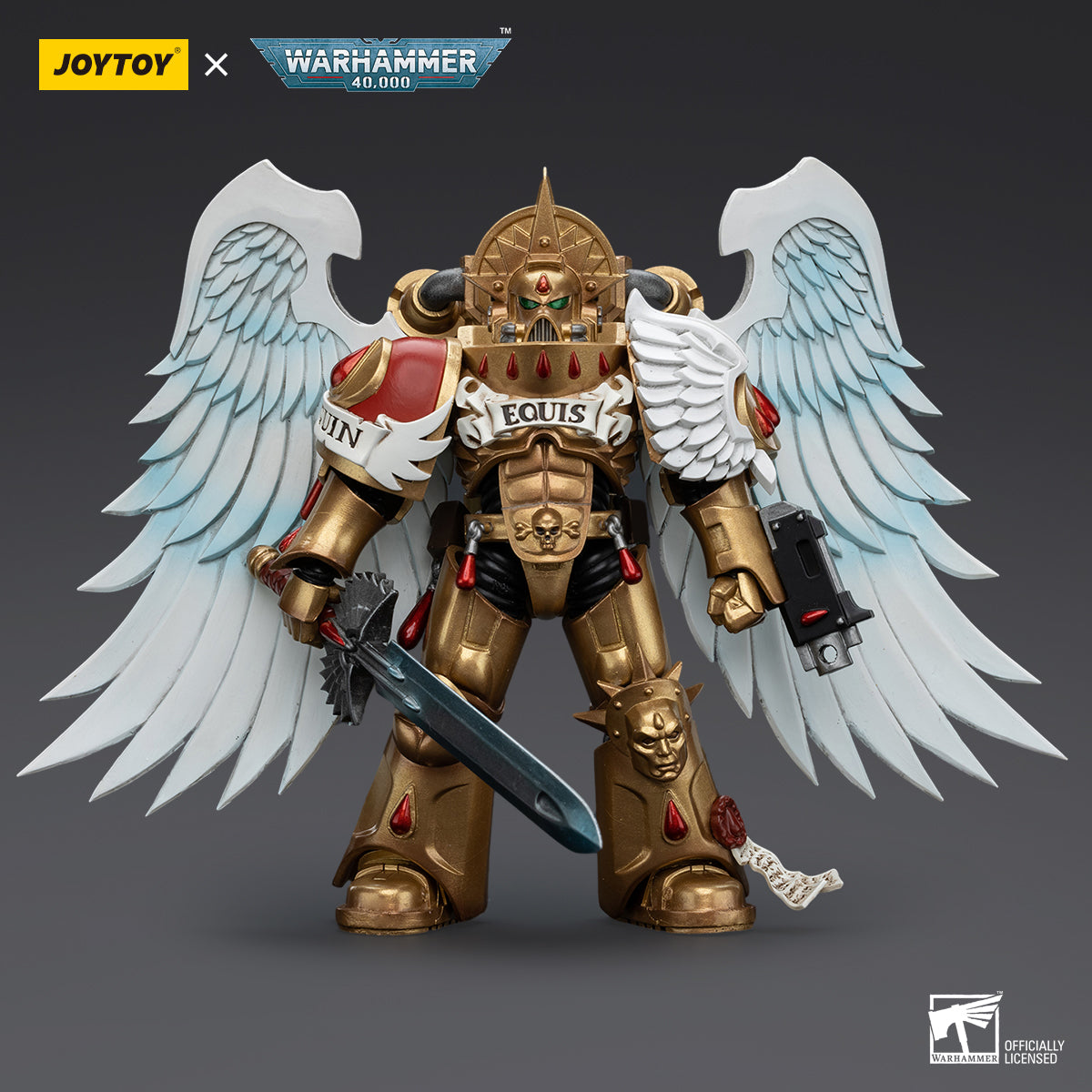 Warhammer Collectibles: 1/18 Scale Blood Angels Sanguinary Guard with Encarmine Sword 2 (Preorder)