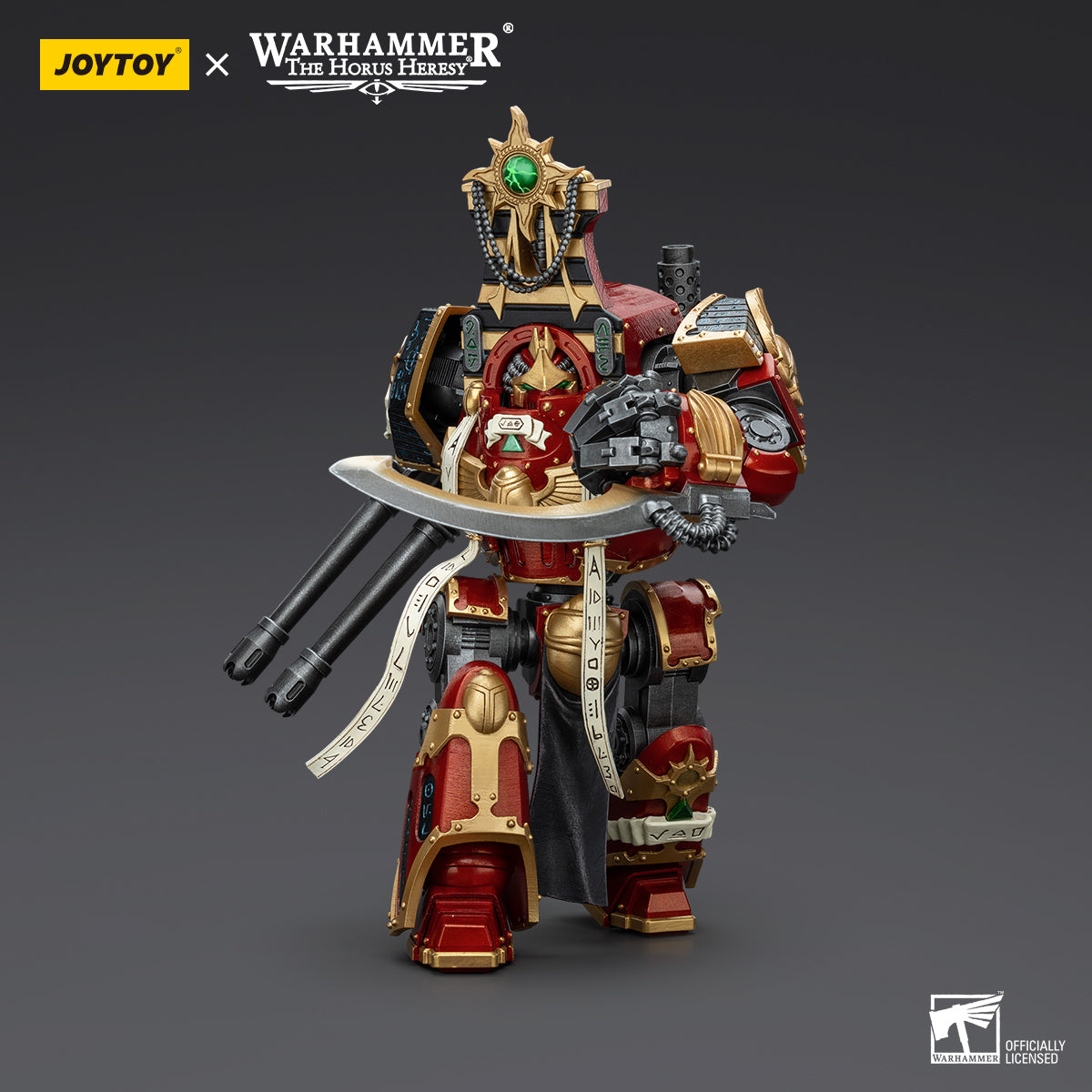 Warhammer Collectibles: 1/18 Scale Thousand Sons Contemptor-Osiron Dreadnought With Gravis Blade