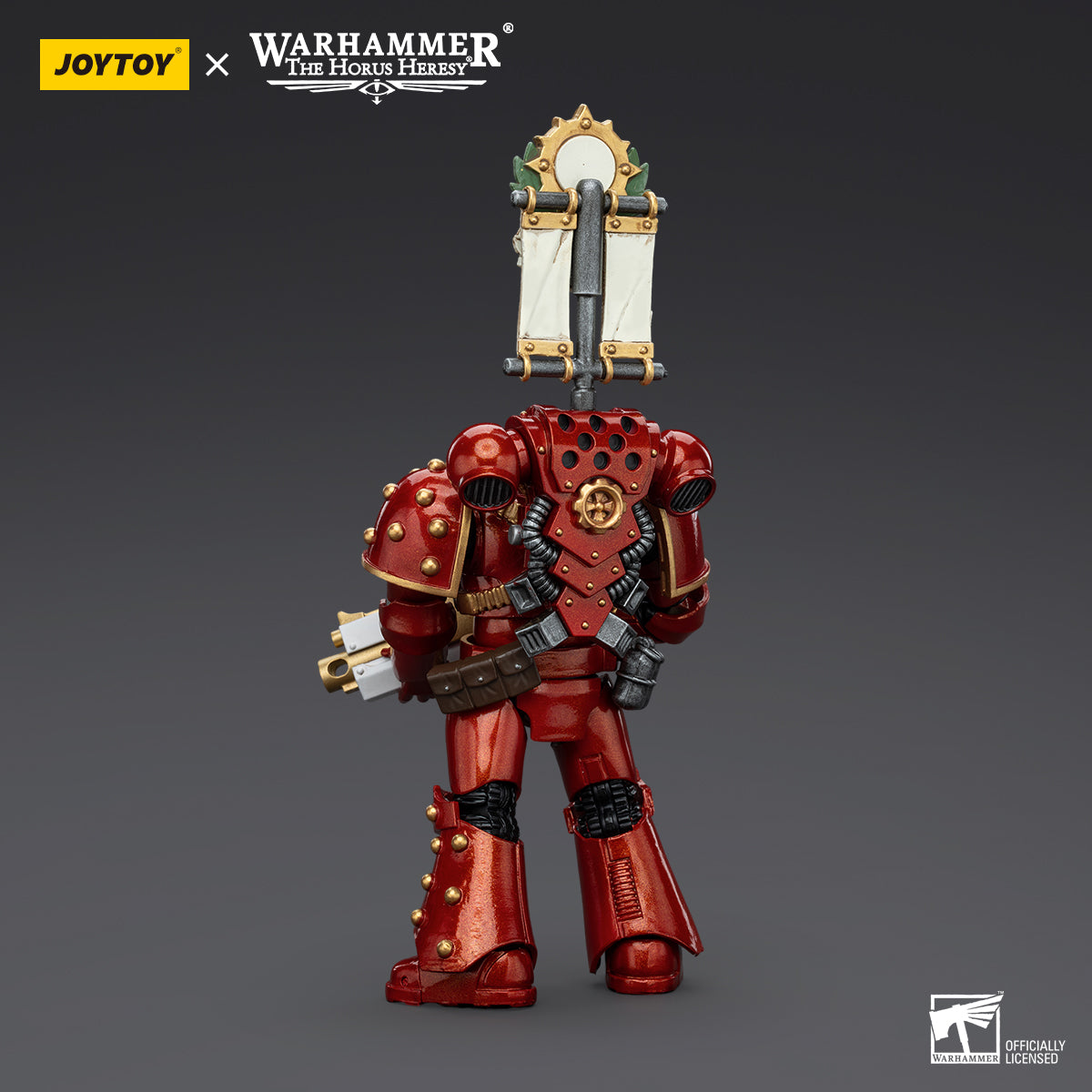 Warhammer Collectibles: 1/18 Scale Thousand Sons Legion MK IV Tactical Squad Legionary with Vexilla (Preorder)