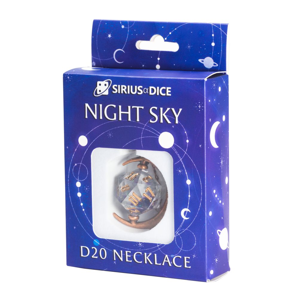 Sirius Dice - Night Sky 20 Necklace (Preorder)