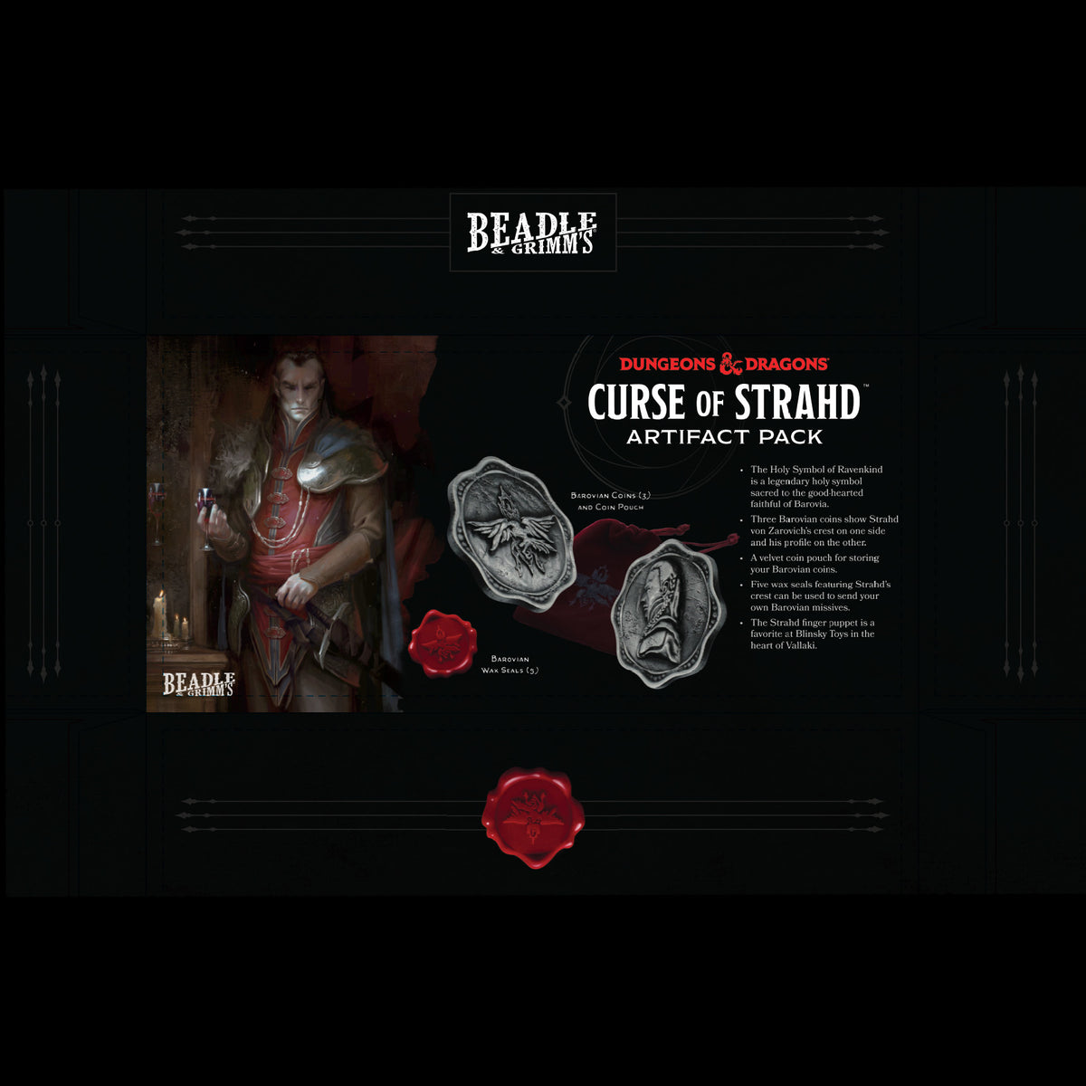 Beadle &amp; Grimms Curse Of Strahd Artifact Set (D&amp;D) (Preorder)