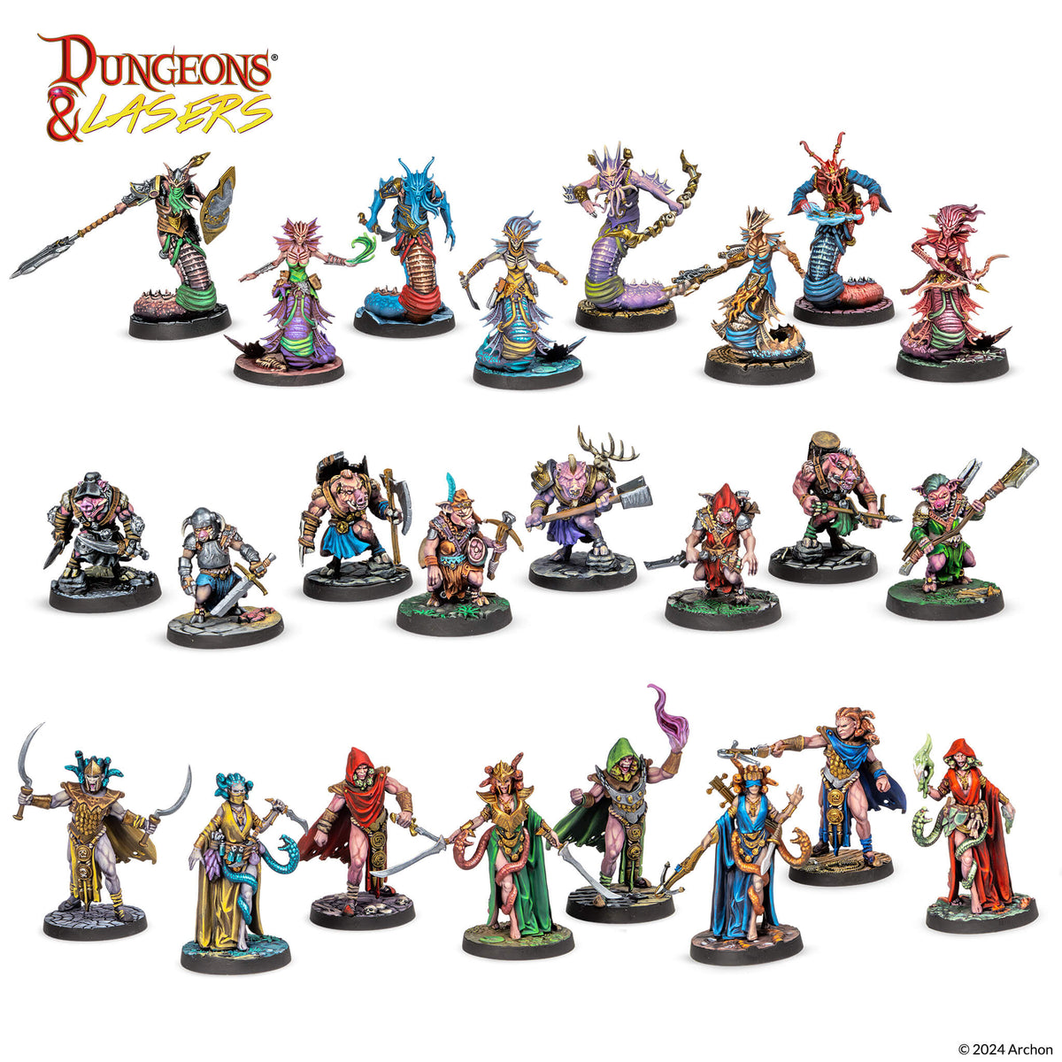 Dungeons &amp; Lasers: Beastkin Hybrids: Playable Characters (Preorder)