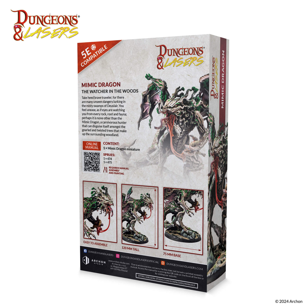 Dungeons &amp; Lasers: Mimic Dragon (Preorder)