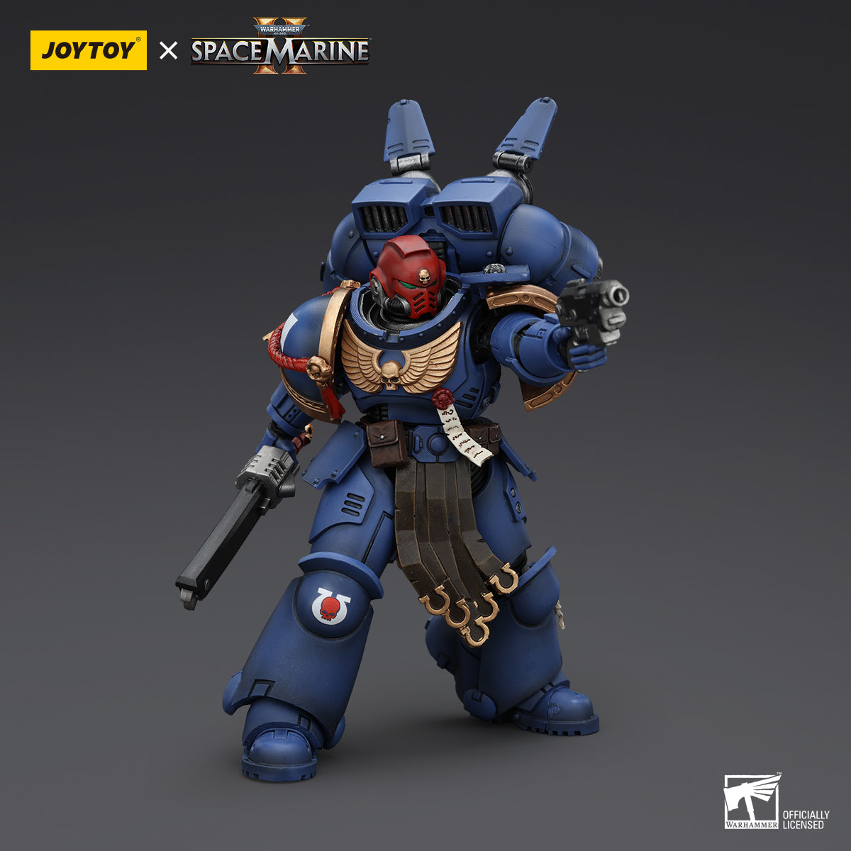 Warhammer Collectibles: 1/18 Scale Uitramarines Sergeant Gadriel (Preorder)