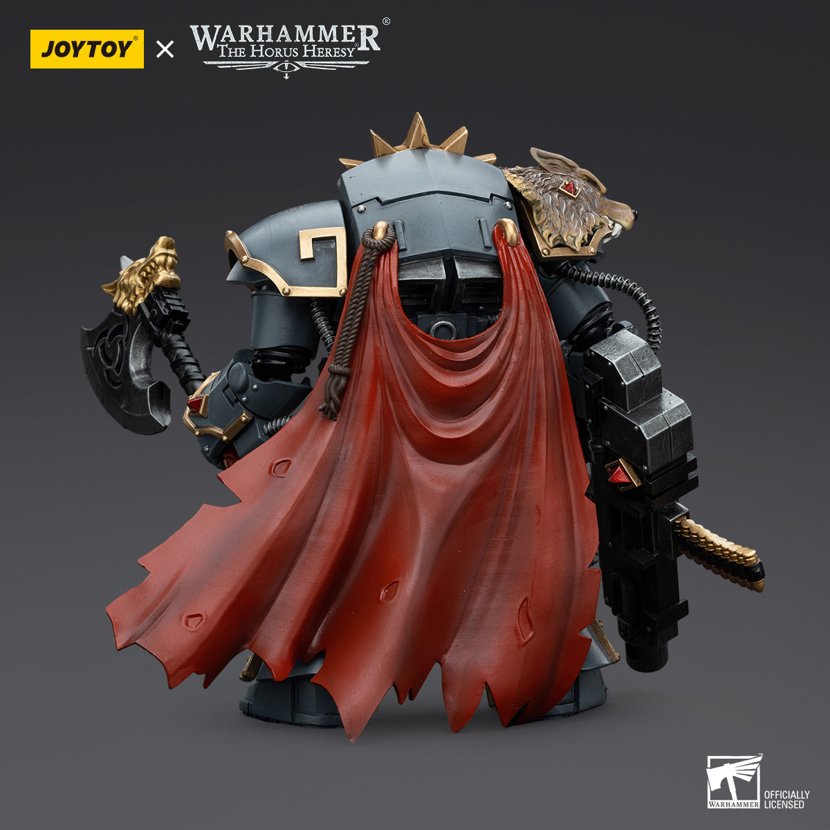 Warhammer Collectibles: 1/18 Scale Space Wolves Hvarl Red-Blade (Preorder)