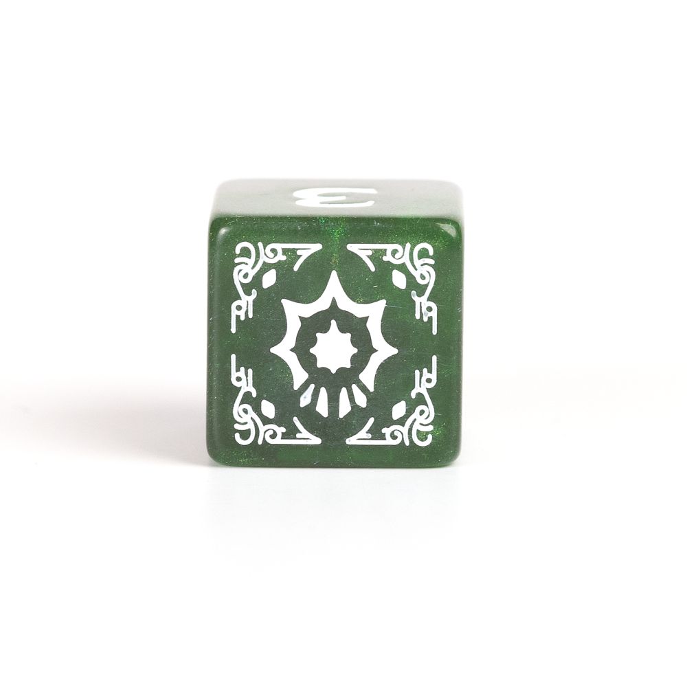 Sirius Dice - Dungeons &amp; Dragons Adventure Dice - Cleric - Green (Preorder)