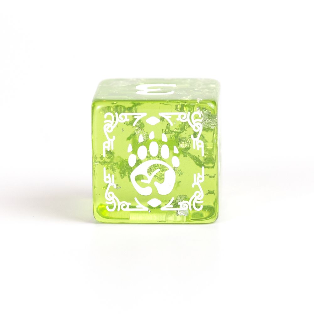 Sirius Dice - Dungeons &amp; Dragons Adventure Dice - Druid - Green (Preorder)