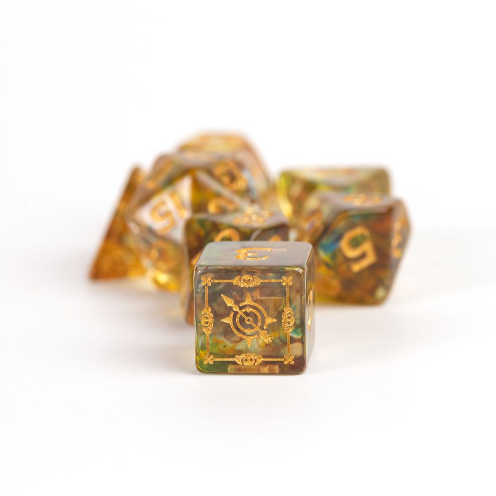 Sirius Dice - Dungeons &amp; Dragons Adventure Dice - Ranger - Green / Multi (Preorder)