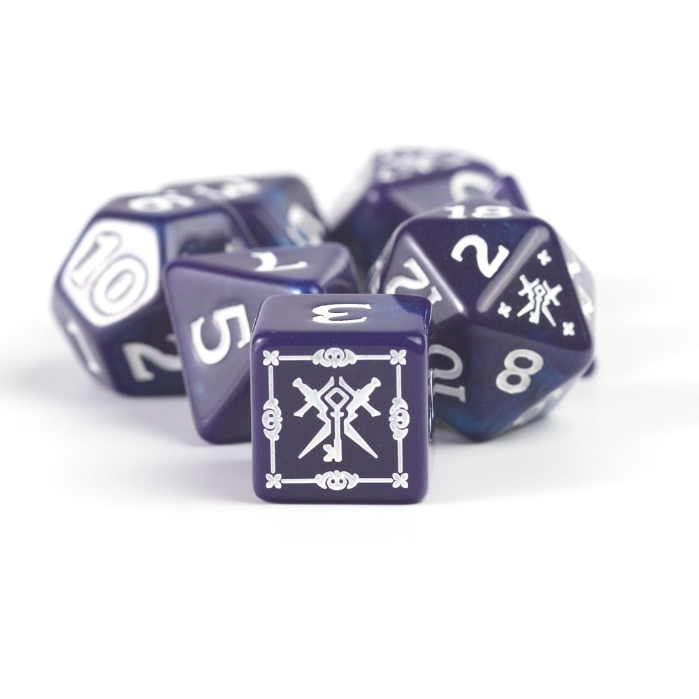 Sirius Dice - Dungeons &amp; Dragons Adventure Dice - Rogue - Purple (Preorder)