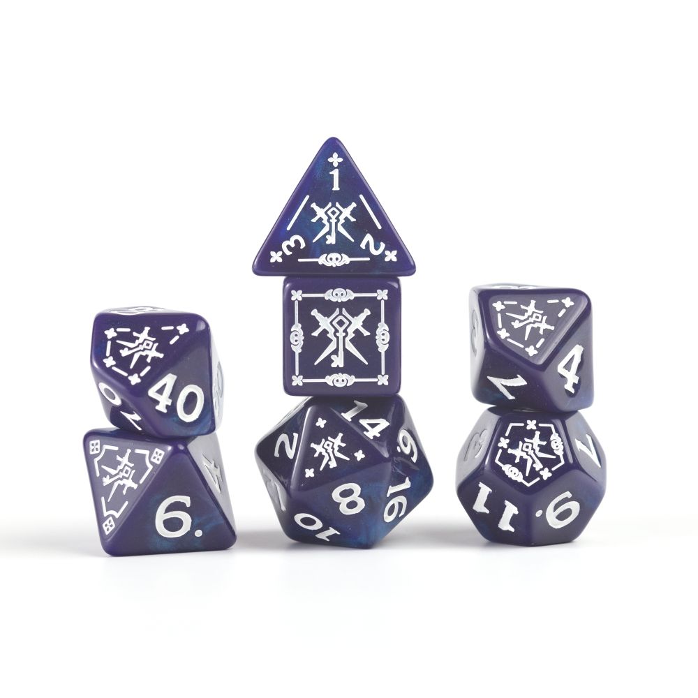 Sirius Dice - Dungeons &amp; Dragons Adventure Dice - Rogue - Purple (Preorder)