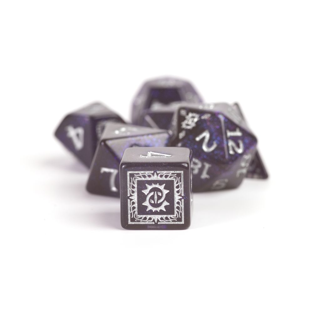 Sirius Dice - Dungeons &amp; Dragons Adventure Dice - Warlock - Purple (Preorder)