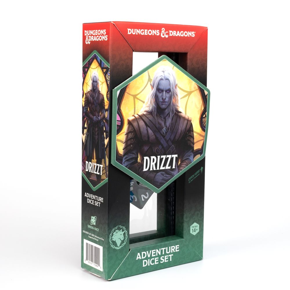 Sirius Dice - Dungeons &amp; Dragons Adventure Dice - Legend of Drizzt (Preorder)