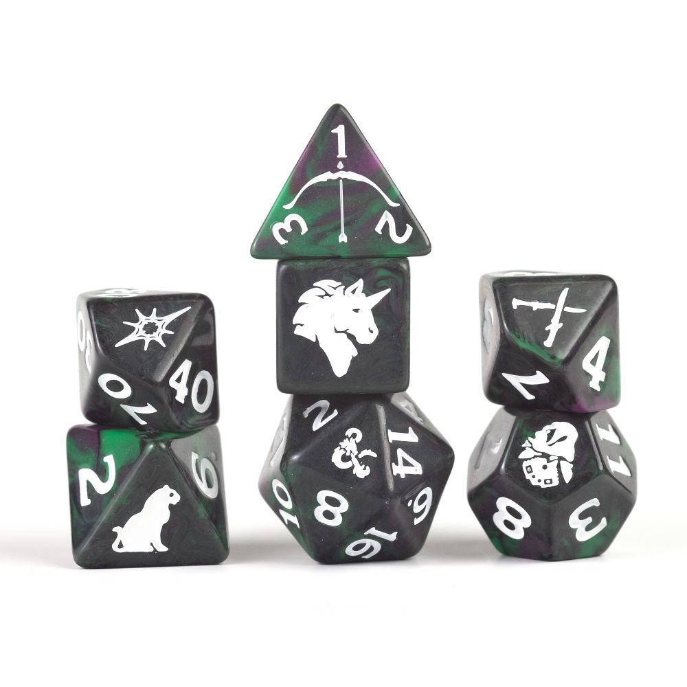 Sirius Dice - Dungeons &amp; Dragons Adventure Dice - Legend of Drizzt (Preorder)