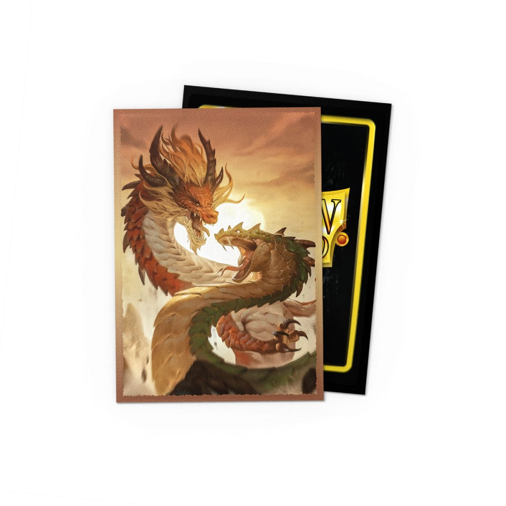 Dragon Shield: Japanese Size Sleeves – Matte Dual Art – Chinese New Year: Year of the Wood Snake (Preorder)