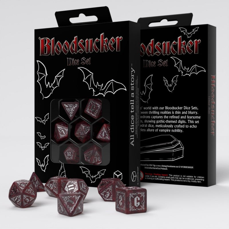 Q Workshop - Bloodsucker - Scarlet Dice Set 7 (Preorder)