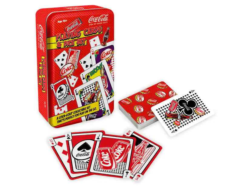 Coca Cola Playing Cards &amp; Dice Set