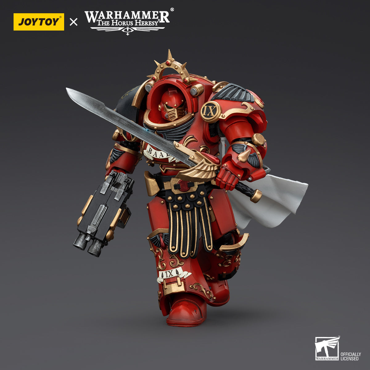 Warhammer Collectibles: 1/18 Scale Blood Angels Legion Praetor in Tartaros Terminator Armour (Preorder)