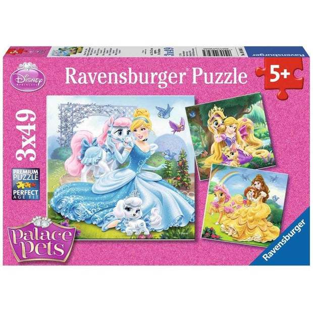 Ravensburger Disney Belle Cinderella Rapunzel - 3x49 Piece Jigsaw