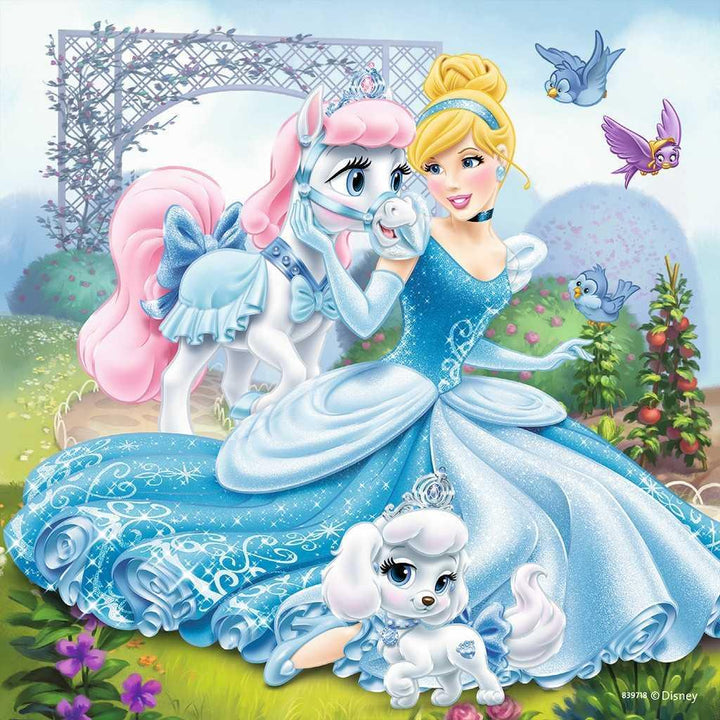 Ravensburger Disney Belle Cinderella Rapunzel - 3x49 Piece Jigsaw