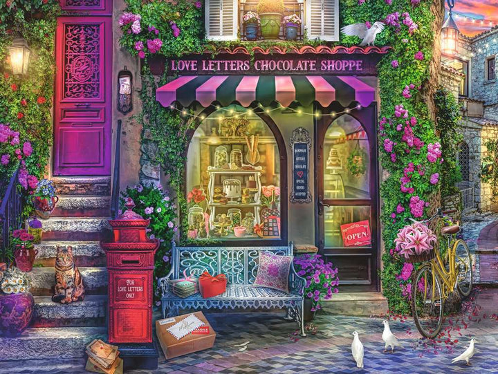 Ravensburger Love Letters Chocolate Shop - 1500 Piece Jigsaw