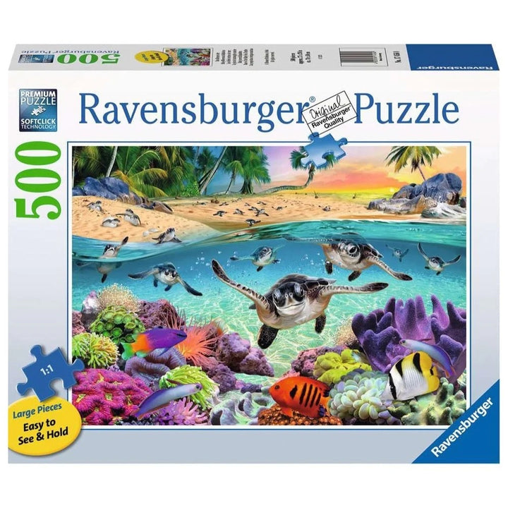 Ravensburger - Race of the Baby Sea Turtles LF500 Piece Jigsaw