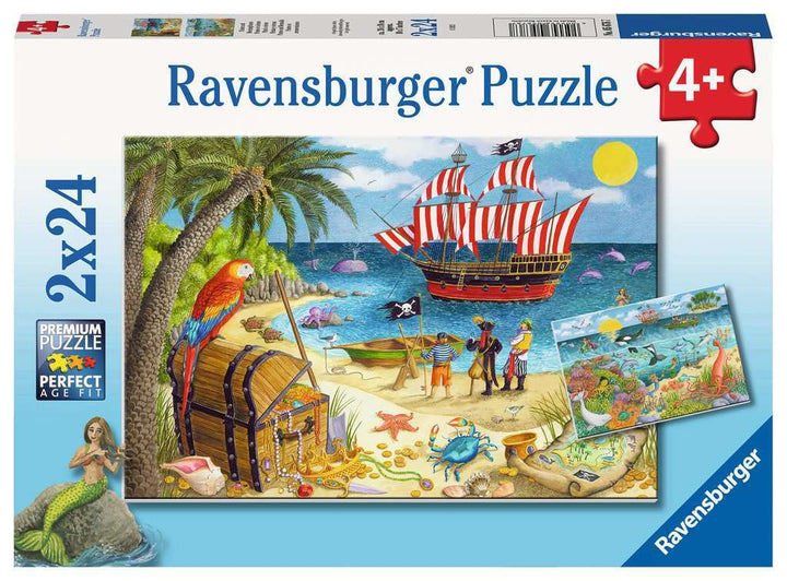 Ravensburger - Pirates and Mermaids 2x24 Piece Jigsaw