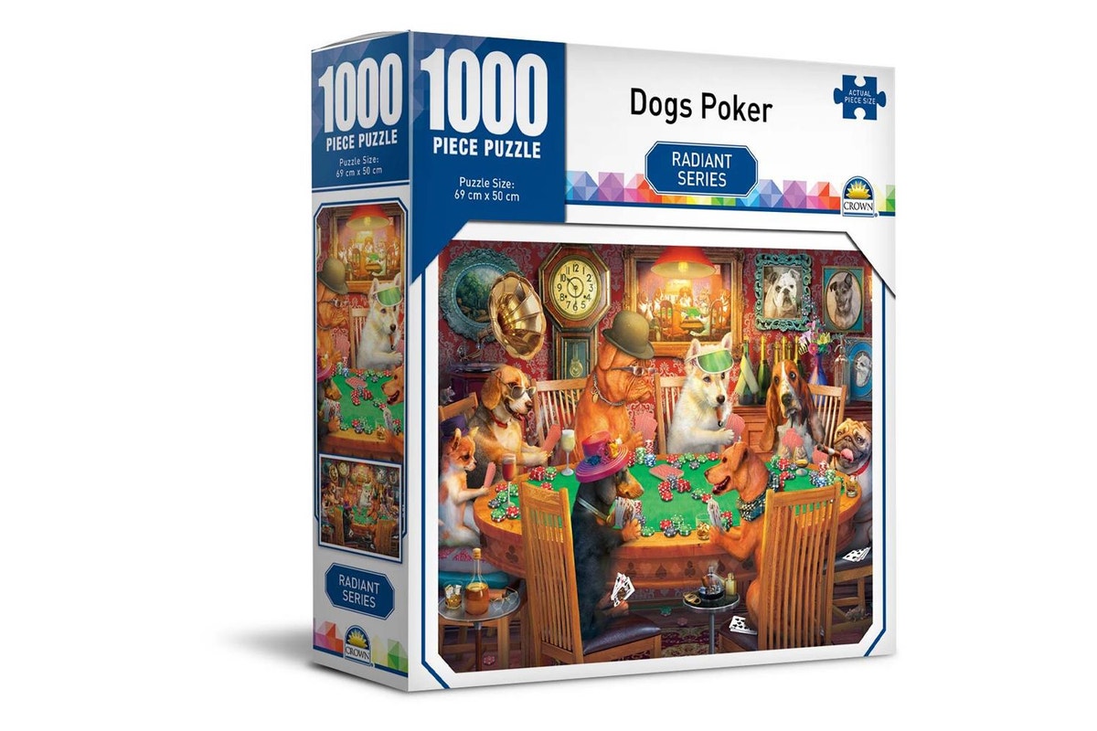 Dogs Poker 1000 Piece Jigsaw