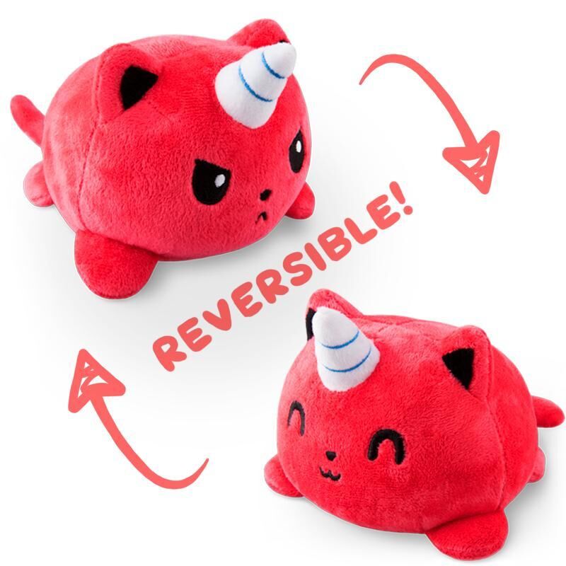 Reversible Kittencorn Plushie Red