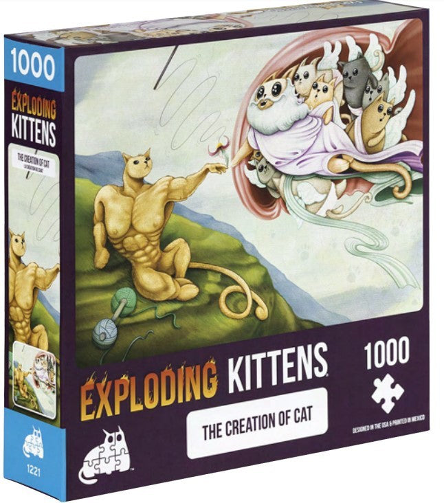 Exploding Kittens Puzzle - The Creation of Cat 1000 Piece Jigsaw