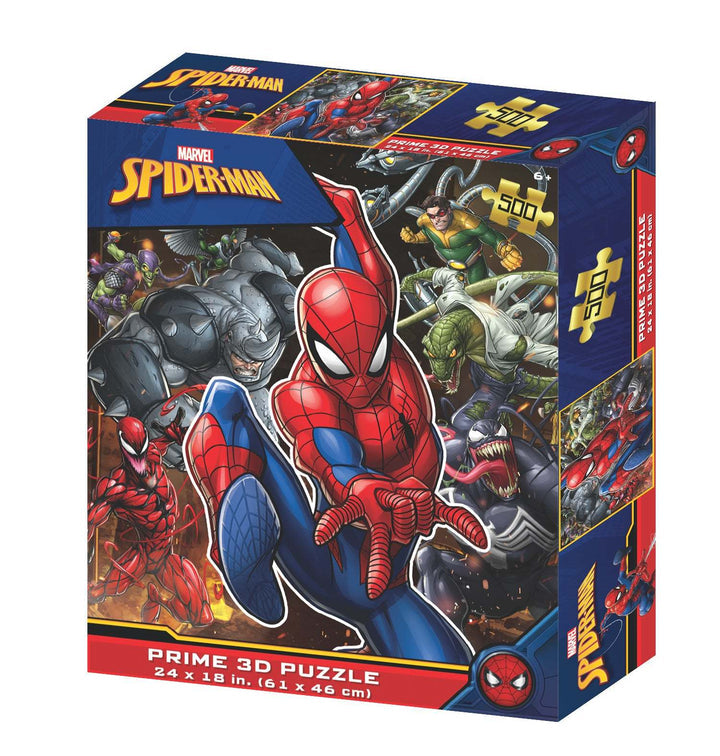 Prime3D Marvel Spider-Man - 500 Piece 3D Jigsaw