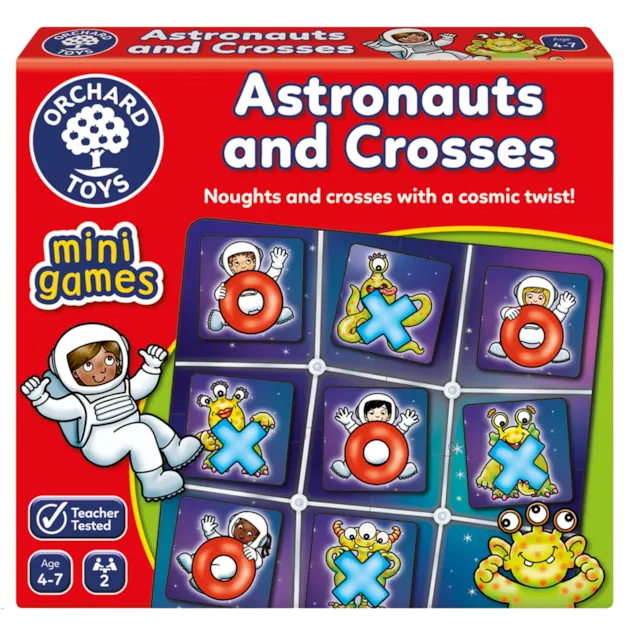 Orchard Toys - Astronauts &amp; Crosses - Mini Game