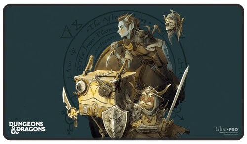Ultra Pro: Planescape:AitM Black Stitched Playmat Featuring: Alternate Cover Artwork v3 for D&amp;D (Preorder)