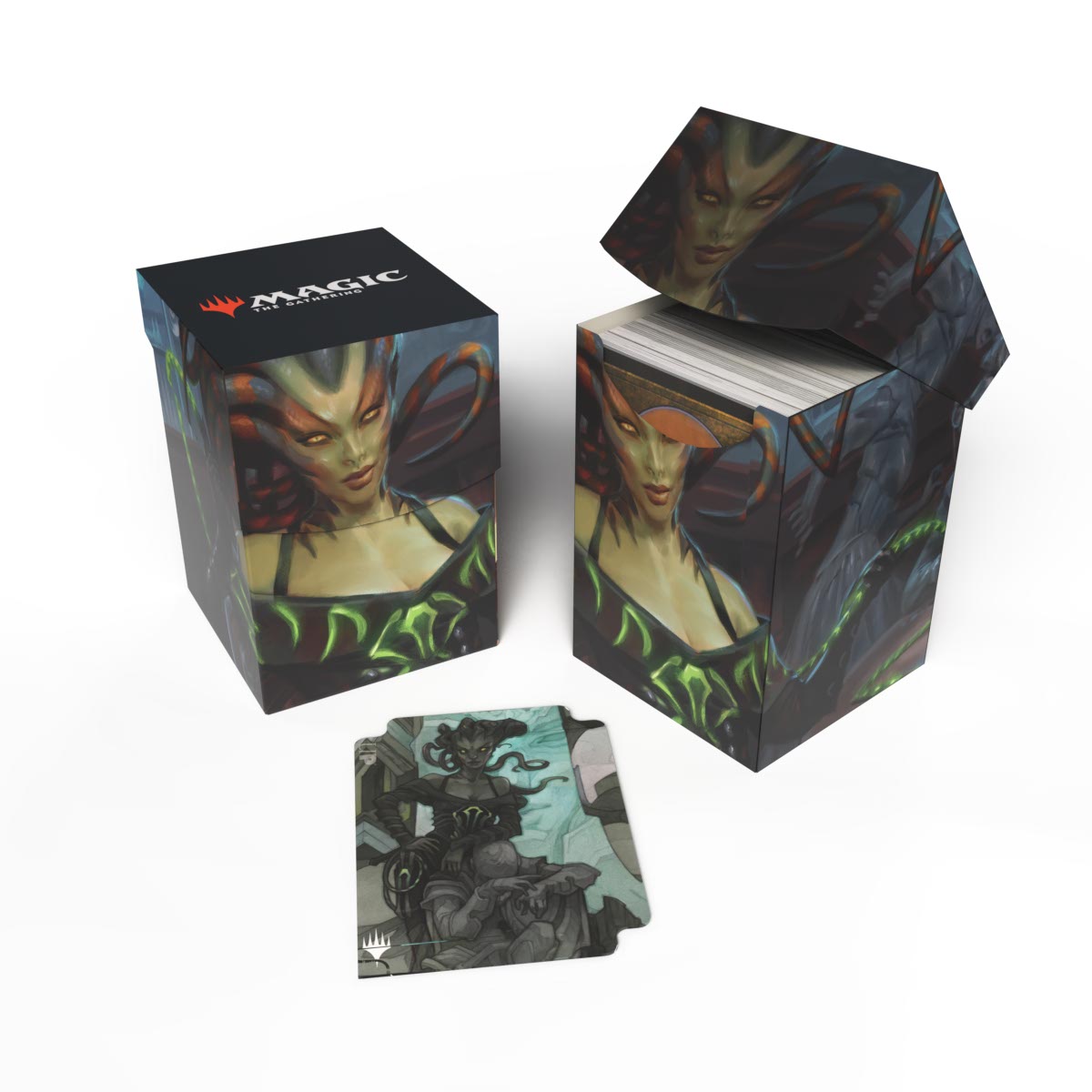 Ultra Pro: Outlaws of Thunder Junction 100+ Deck Box Key Art 2 for Magic: The Gathering (Preorder)