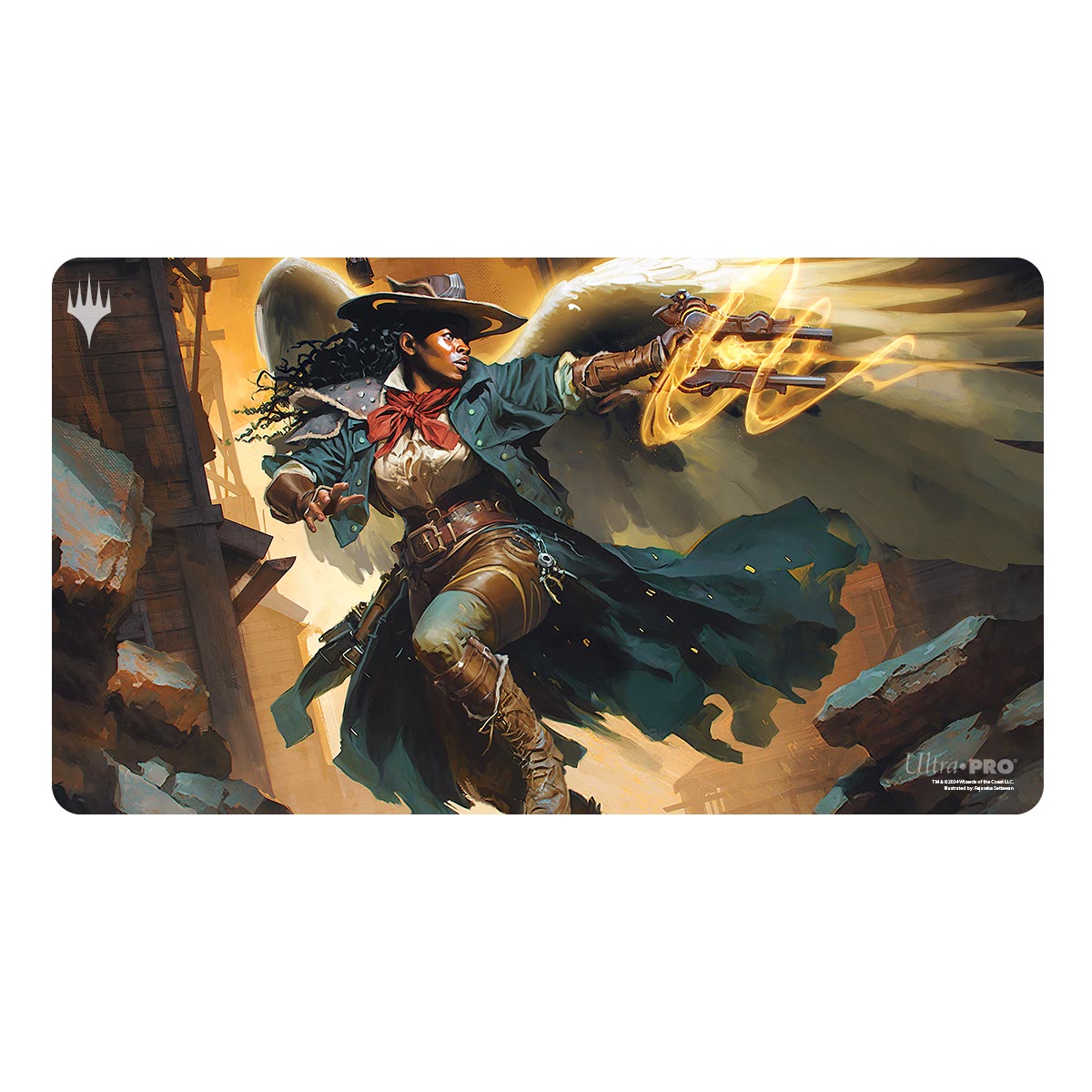 Ultra Pro: Outlaws of Thunder Junction Playmat White for Magic: The Gathering (Preorder)