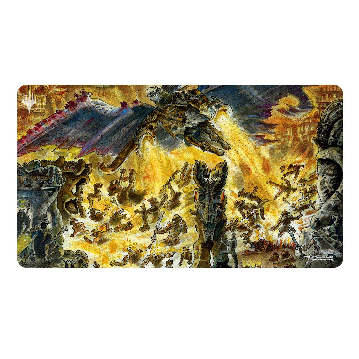 Ultra Pro: Outlaws of Thunder Junction Playmat Black for Magic: The Gathering (Preorder)