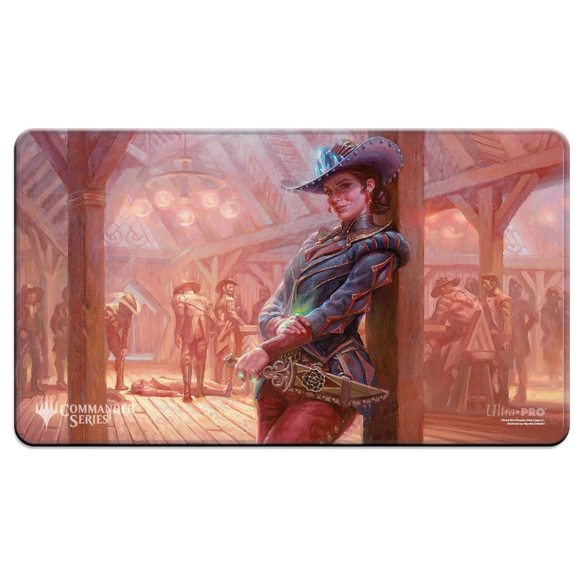 Ultra Pro: Outlaws of Thunder Junction Stitched Edge Playmat for Magic: The Gathering (Preorder)