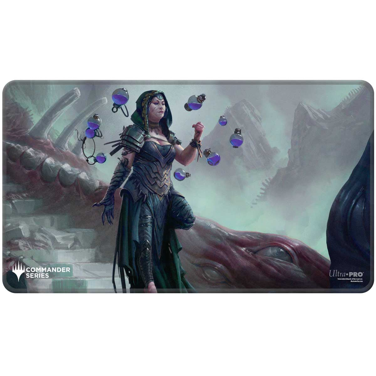 Ultra Pro: Commander Series Release 4 3 Color Shard - Q4 2024 Stitched Edge Playmat Kess Magic: The Gathering (Preorder)