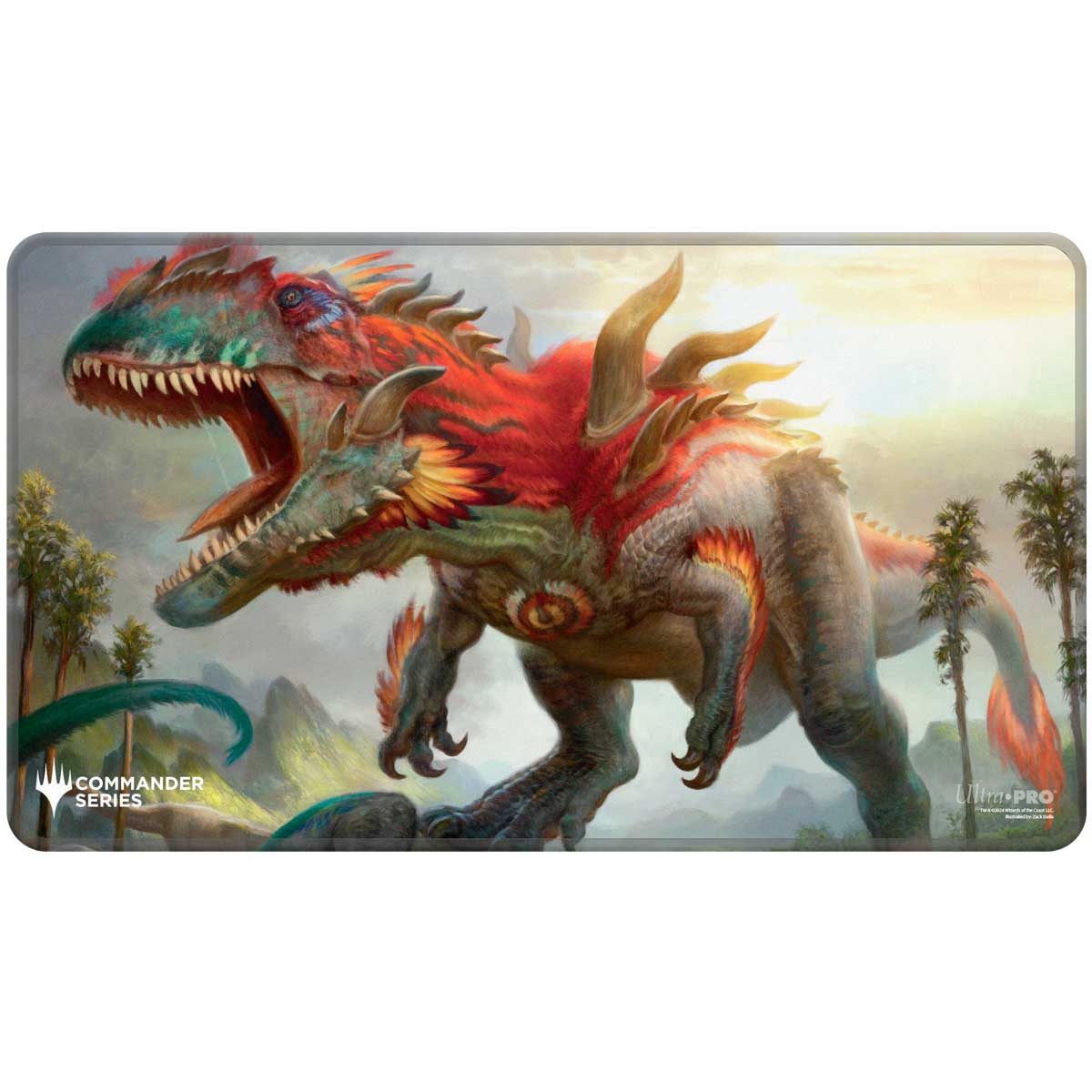 Ultra Pro: Commander Series Release 4 3 Color Shard - Q4 2024 Stitched Edge Playmat Gishath Magic: The Gathering (Preorder)