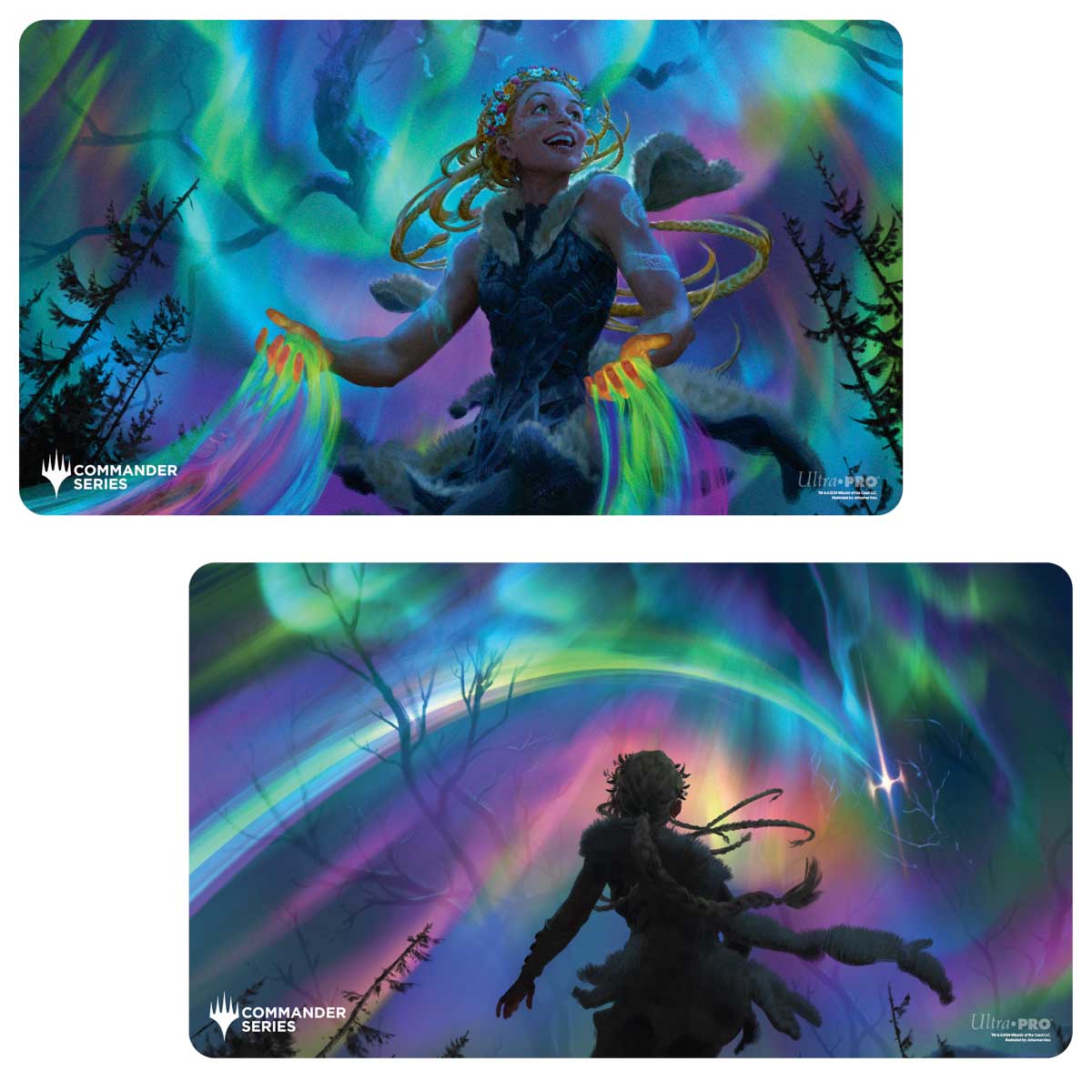 Ultra Pro: Commander Series Release 4 3 Color Shard - Q4 2024 Double Sided Playmat Esika Magic: The Gathering (Preorder)