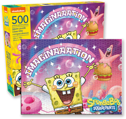 Aquarius Puzzle Spongebob Imagination 500 Piece Jigsaw