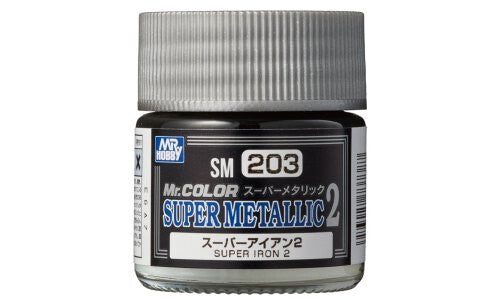 MR. Hobby Super Metallic 2 SM203 Super Iron 2 10ml