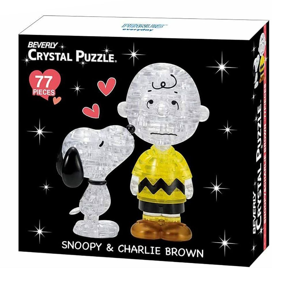 3D Snoopy Charlie Crystal Puzzle