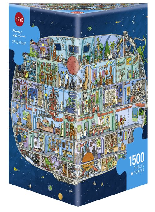 Heye - Spaceship Adolfsson 1500 Piece Jigsaw